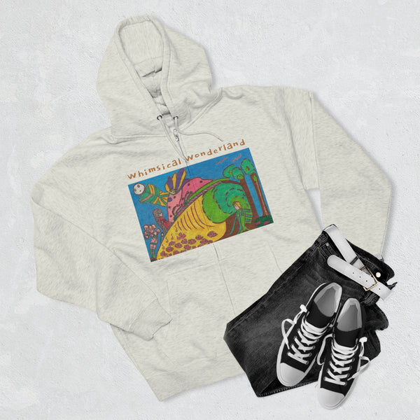 Whimsical Wonderland, Unisex Zip Hoodie