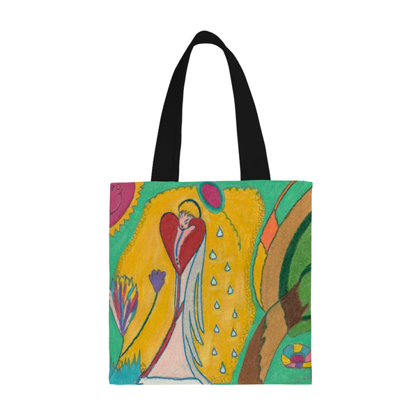 Angel Full of Heart, In Consciousness Rise! (Model 2) All Over Print Canvas Tote Bag(Model1697)(Small)
