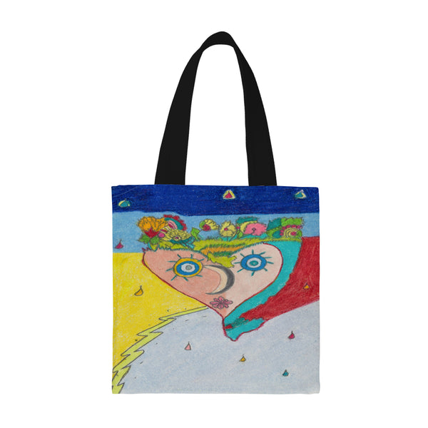 All Weathering Cosmic Heart, Weathers All Conditions! (1st Edition) (Model 2) All Over Print Canvas Tote Bag(Model1697)(