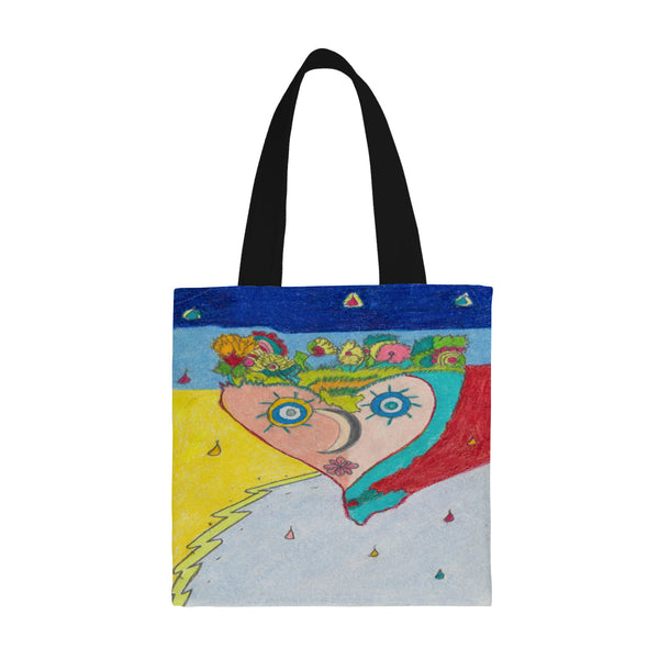 All Weathering Cosmic Heart, Weathers All Conditions! (1st Edition) (Model 2) All Over Print Canvas Tote Bag(Model1697)(