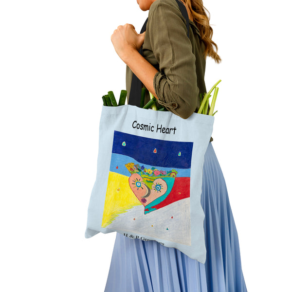 All Weathering Cosmic Heart, Weathers All Conditions! (2nd Edition) (Model 1) All Over Print Canvas Tote Bag(Model1697)(