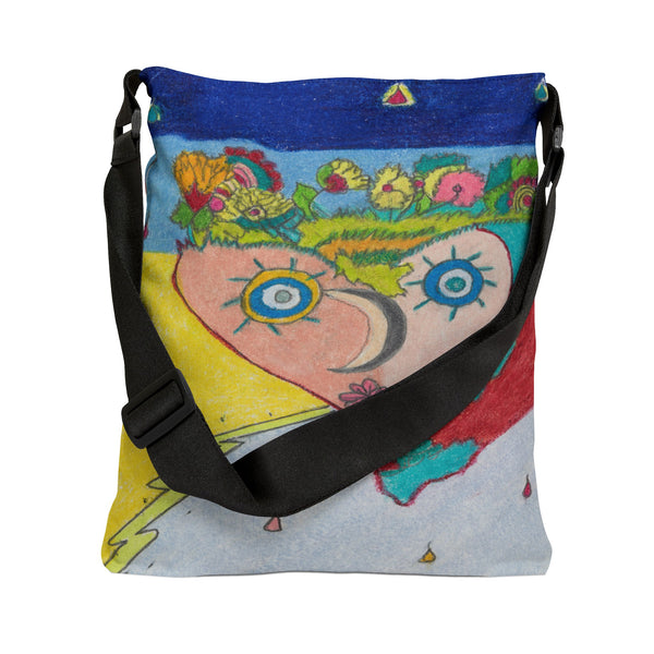 All Weathering Cosmic Heart, Weathers All Conditions! (1st Edition) Adjustable Tote Bag (AOP)