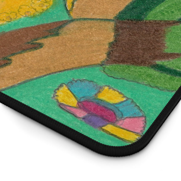 Angel Full of Heart in Consciousness Rise! Desk Mat