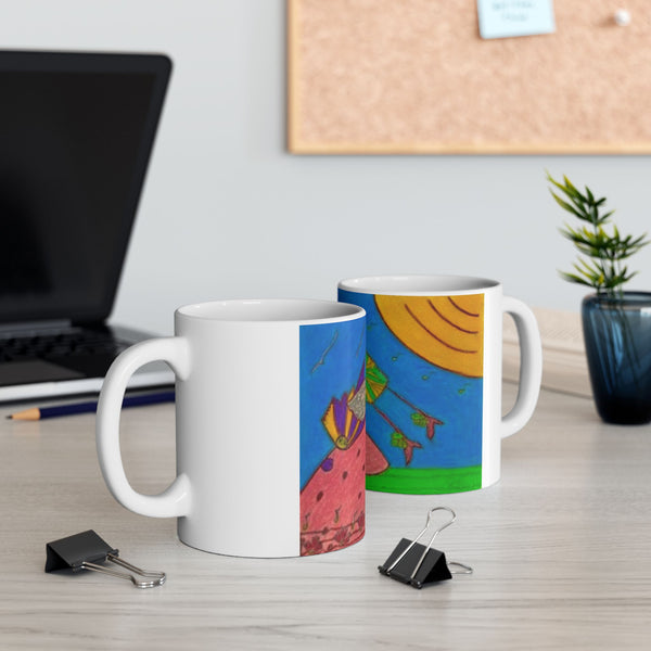 Full Moon, (Bright Side) Ceramic Mug