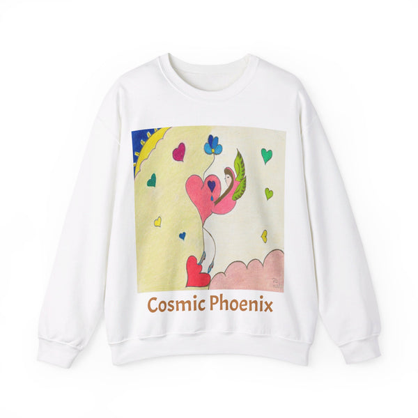 Cosmic Phoenix (1st Edition), Unisex Heavy Blend™ Crewneck Sweatshirt