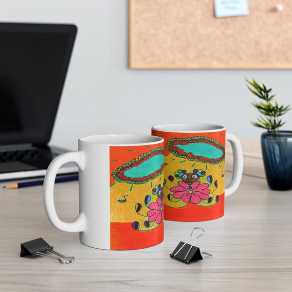 Sonic Bloom, Ceramic Mug, (11oz)