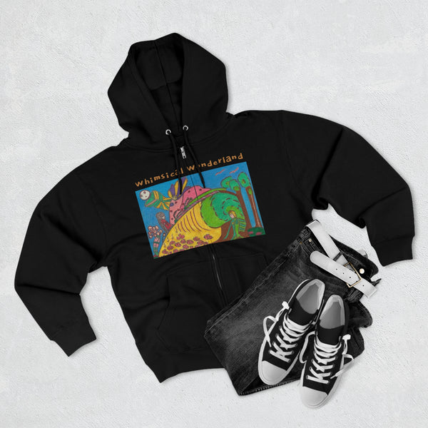 Whimsical Wonderland, Unisex Zip Hoodie