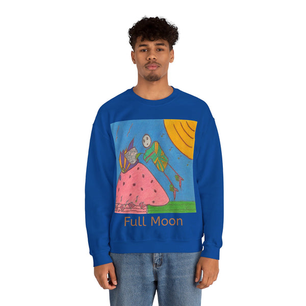 Full Moon, Unisex Heavy Blend™ Crewneck Sweatshirt