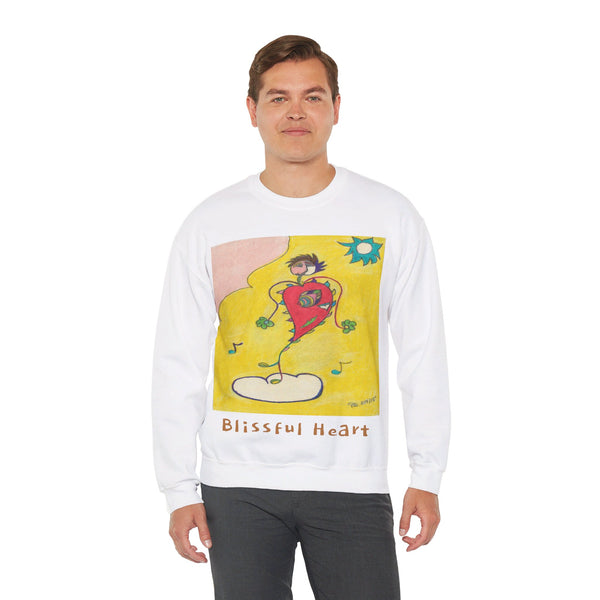 Blissful Heart (Dancer), Unisex Heavy Blend™ Crewneck Sweatshirt