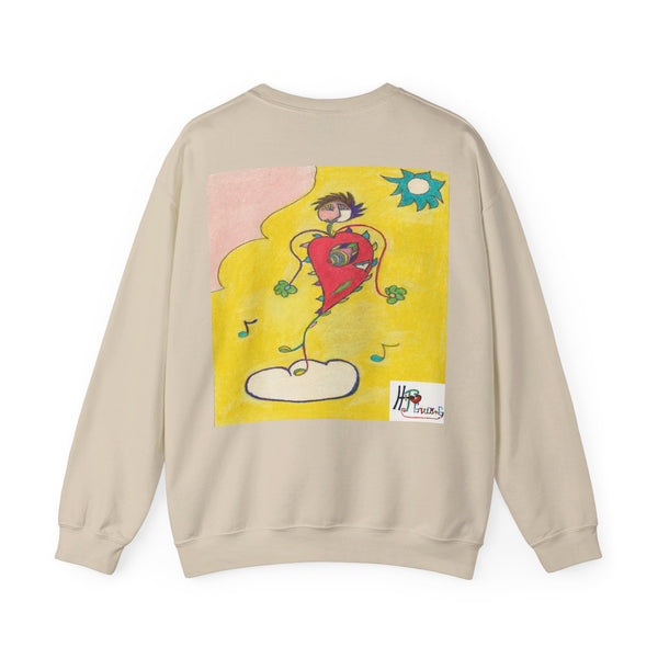 Blissful Heart (Dancer), Unisex Heavy Blend™ Crewneck Sweatshirt