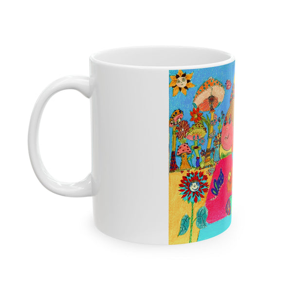 Bug Life (Bright Edition) Ceramic Mug, (11oz)