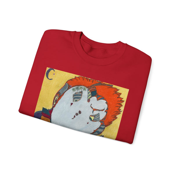 Red Head, Unisex Heavy Blend™ Crewneck Sweatshirt