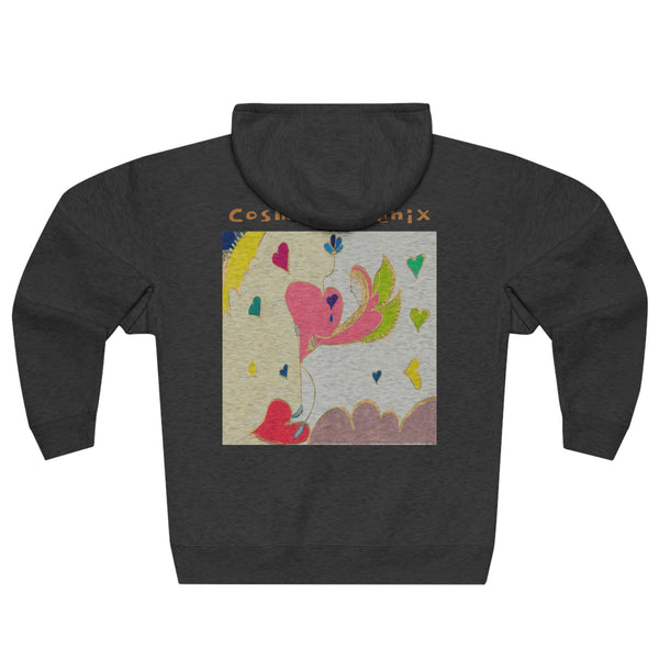 Cosmic Phoenix (2nd Edition) Unisex Zip Hoodie