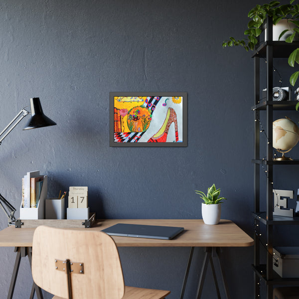 When The Shoe Fits, Framed Paper Posters
