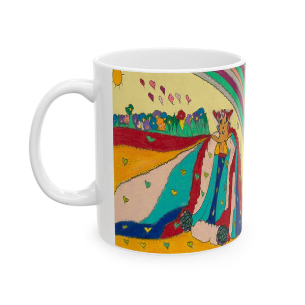 Noble King of Hearts (Expanded View), Ceramic Mug, (11oz, 15oz)