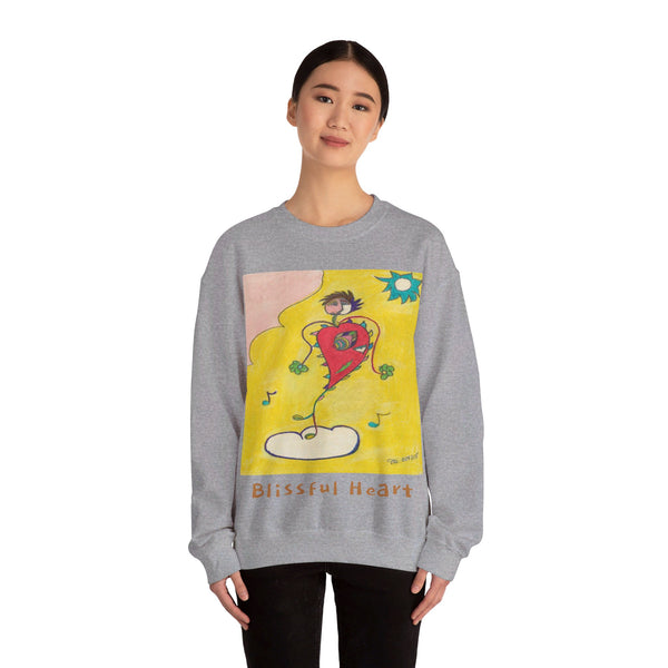 Blissful Heart (Dancer), Unisex Heavy Blend™ Crewneck Sweatshirt