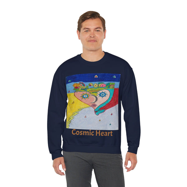 Cosmic Heart (1st Edition), Unisex Heavy Blend™ Crewneck Sweatshirt