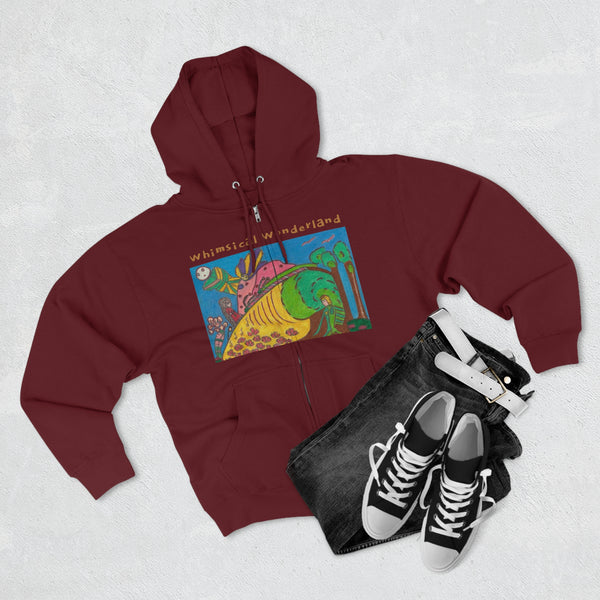 Whimsical Wonderland, Unisex Zip Hoodie