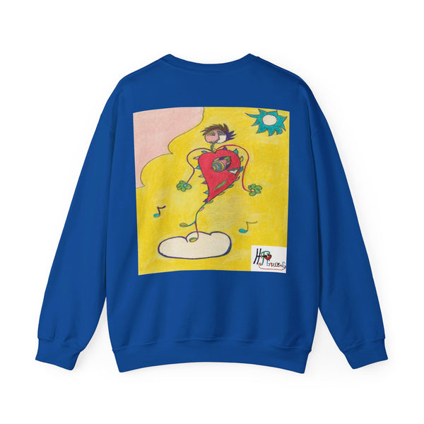 Blissful Heart (Dancer), Unisex Heavy Blend™ Crewneck Sweatshirt