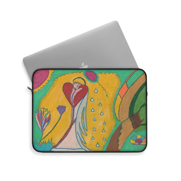 Angel Full of Heart, In Consciousness Rise! Laptop Sleeve