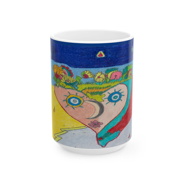 Cosmic Heart (1st Edition) Ceramic Mug, (11oz, 15oz)