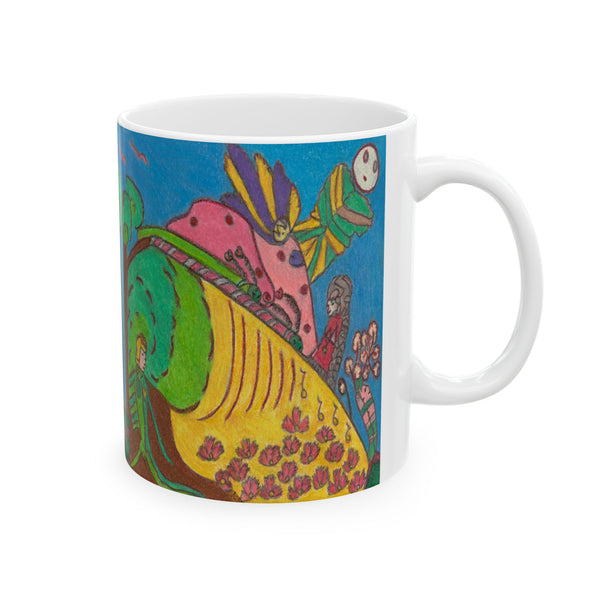 Whimsical Wonderland, (Expanded View), Ceramic Mug