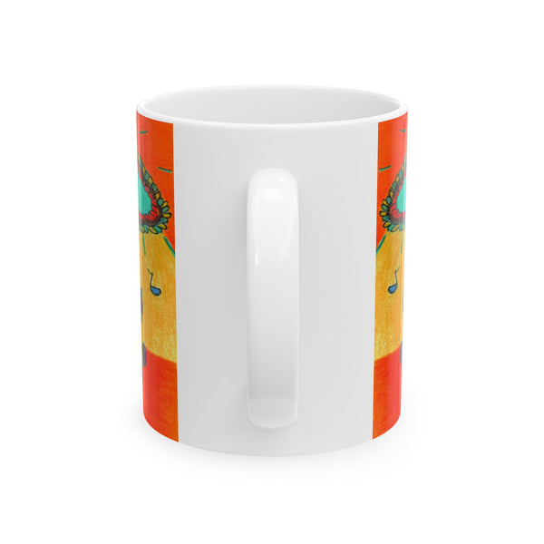 Sonic Bloom, Ceramic Mug, (11oz)