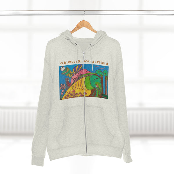 Whimsical Wonderland, Unisex Zip Hoodie