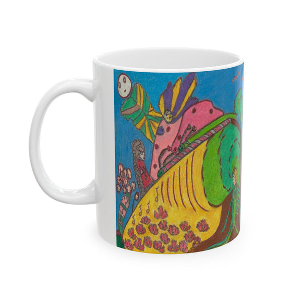 Whimsical Wonderland, (Expanded View), Ceramic Mug