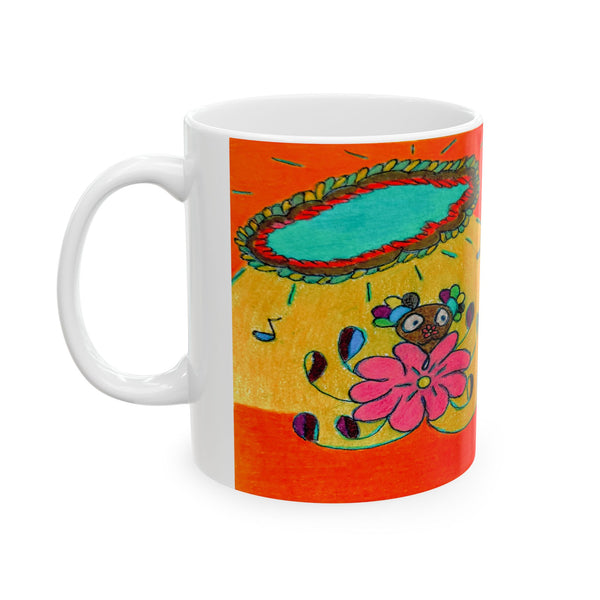 Sonic Bloom, Ceramic Mug, (11oz)