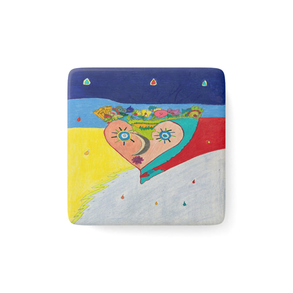All Weathering Heart, Weathers All Conditions! (2nd Edition) (Porcelain Magnet, Square)