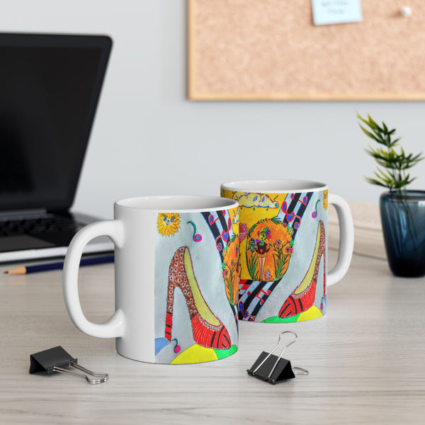 When The Shoe Fits, (Expanded View) Ceramic Mug (11oz) (15oz)