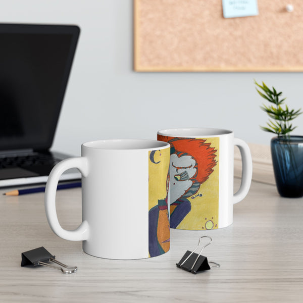Red Head, Ceramic Mug, (11oz) (150z)