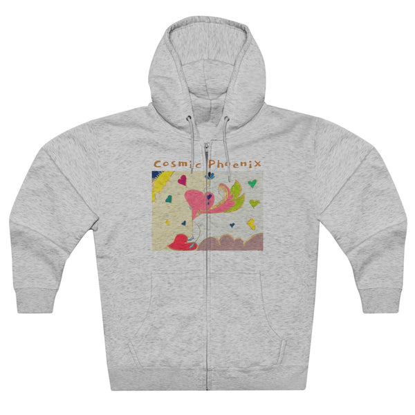 Cosmic Phoenix (2nd Edition) Unisex Zip Hoodie