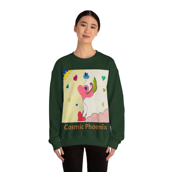 Cosmic Phoenix (1st Edition), Unisex Heavy Blend™ Crewneck Sweatshirt