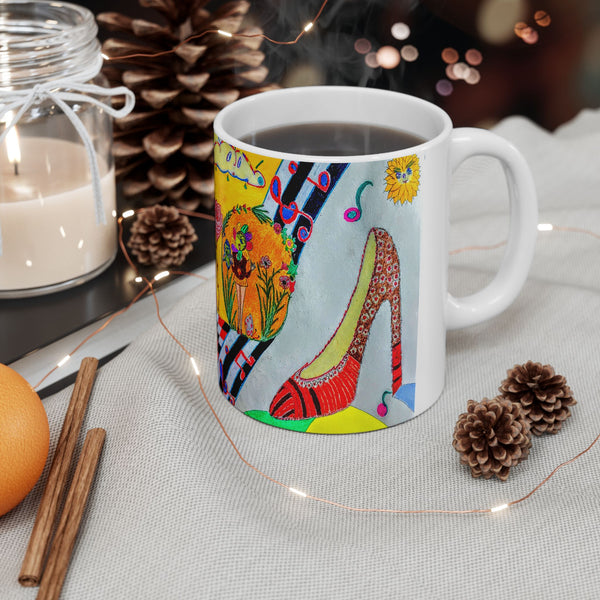 When The Shoe Fits, (Expanded View) Ceramic Mug (11oz) (15oz)