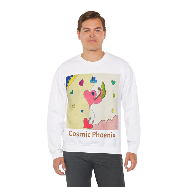 Cosmic Phoenix (1st Edition), Unisex Heavy Blend™ Crewneck Sweatshirt