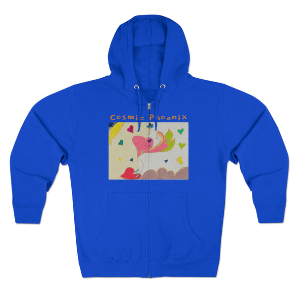 Cosmic Phoenix (2nd Edition) Unisex Zip Hoodie