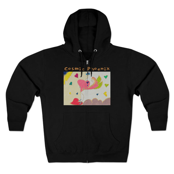 Cosmic Phoenix (2nd Edition) Unisex Zip Hoodie
