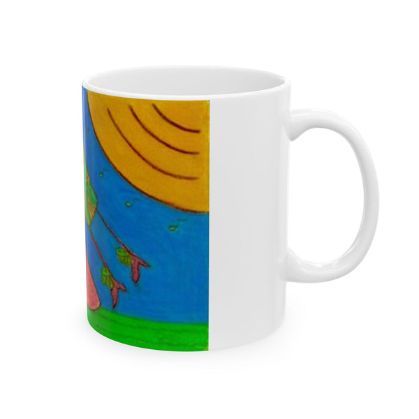 Full Moon, (Bright Side) Ceramic Mug
