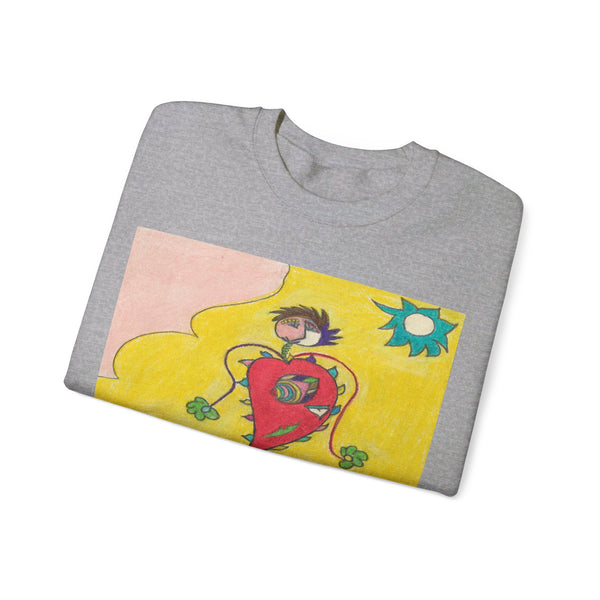 Blissful Heart (Dancer), Unisex Heavy Blend™ Crewneck Sweatshirt