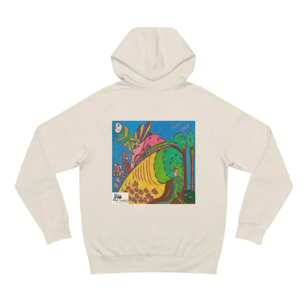 Elephant Call, Spread Your Love into a Woods' Wide Web! Unisex Supply Hoodie