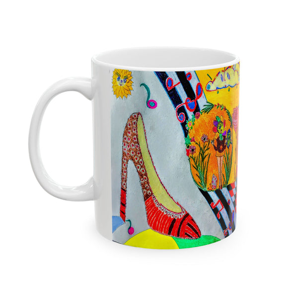 When The Shoe Fits, (Expanded View) Ceramic Mug (11oz) (15oz)
