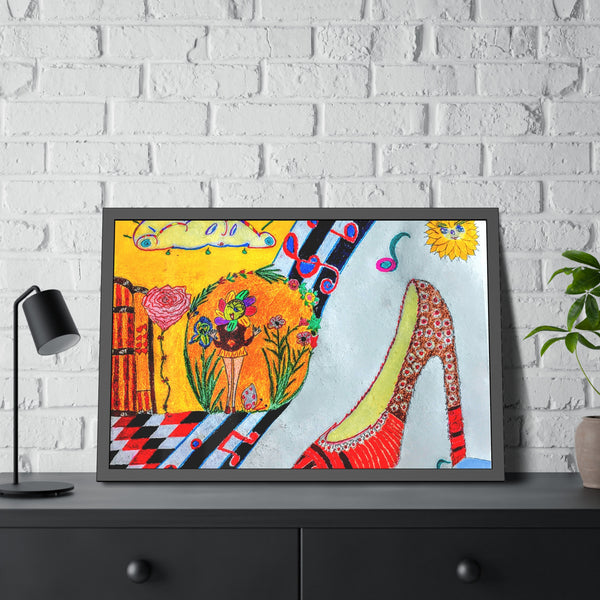 When The Shoe Fits, Framed Paper Posters