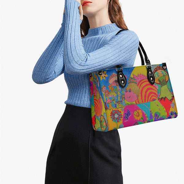 Bug Trippin' Multiple Sizes Upgraded Luxury Women PU Leather Handbag