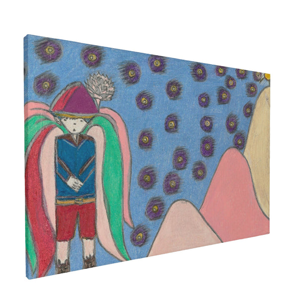 Bright Side (Angel) HC_C22 Canvas with Mounting Brackets 12x18in (horizontal)