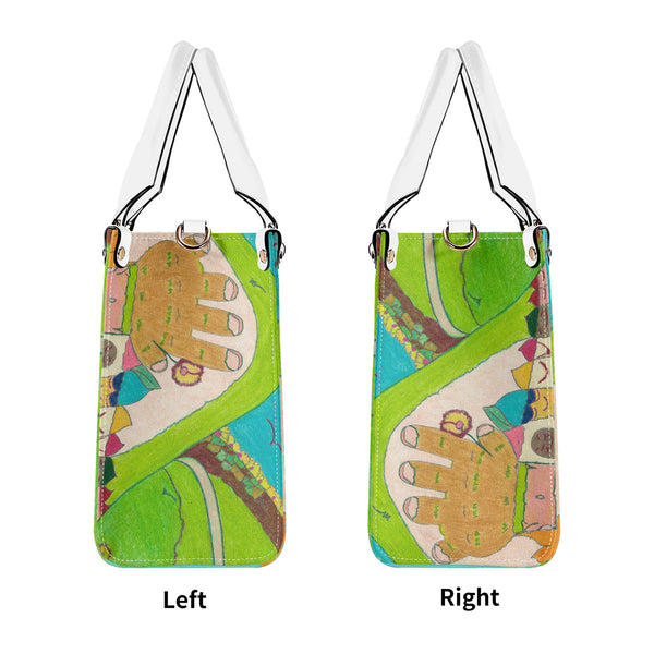 Blind Spot Multiple Sizes Upgraded Luxury Women PU Leather Handbag