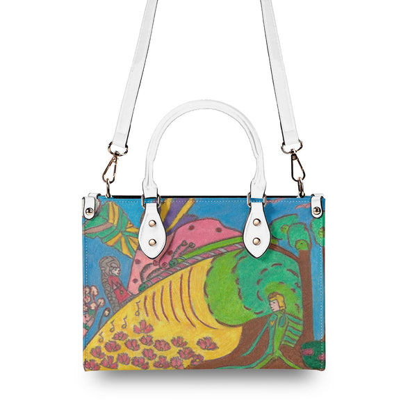 Whimsical Wonderland, Multiple Sizes Upgraded Luxury Women PU Leather Handbag