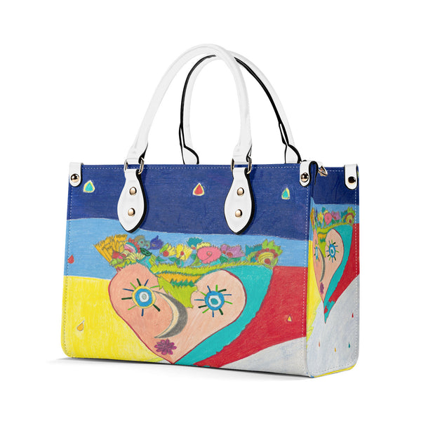 Cosmic Heart (2nd Edition) Multiple Sizes Upgraded Luxury Women PU Leather Handbag