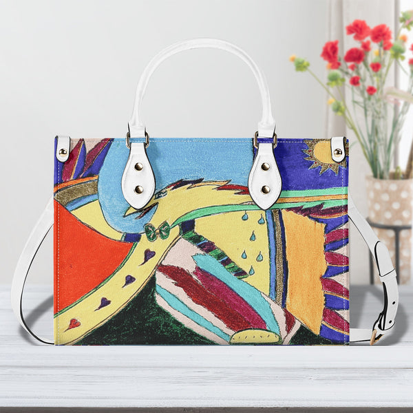 Free As A Bird, Multiple Sizes Upgraded Luxury Women PU Leather Handbag